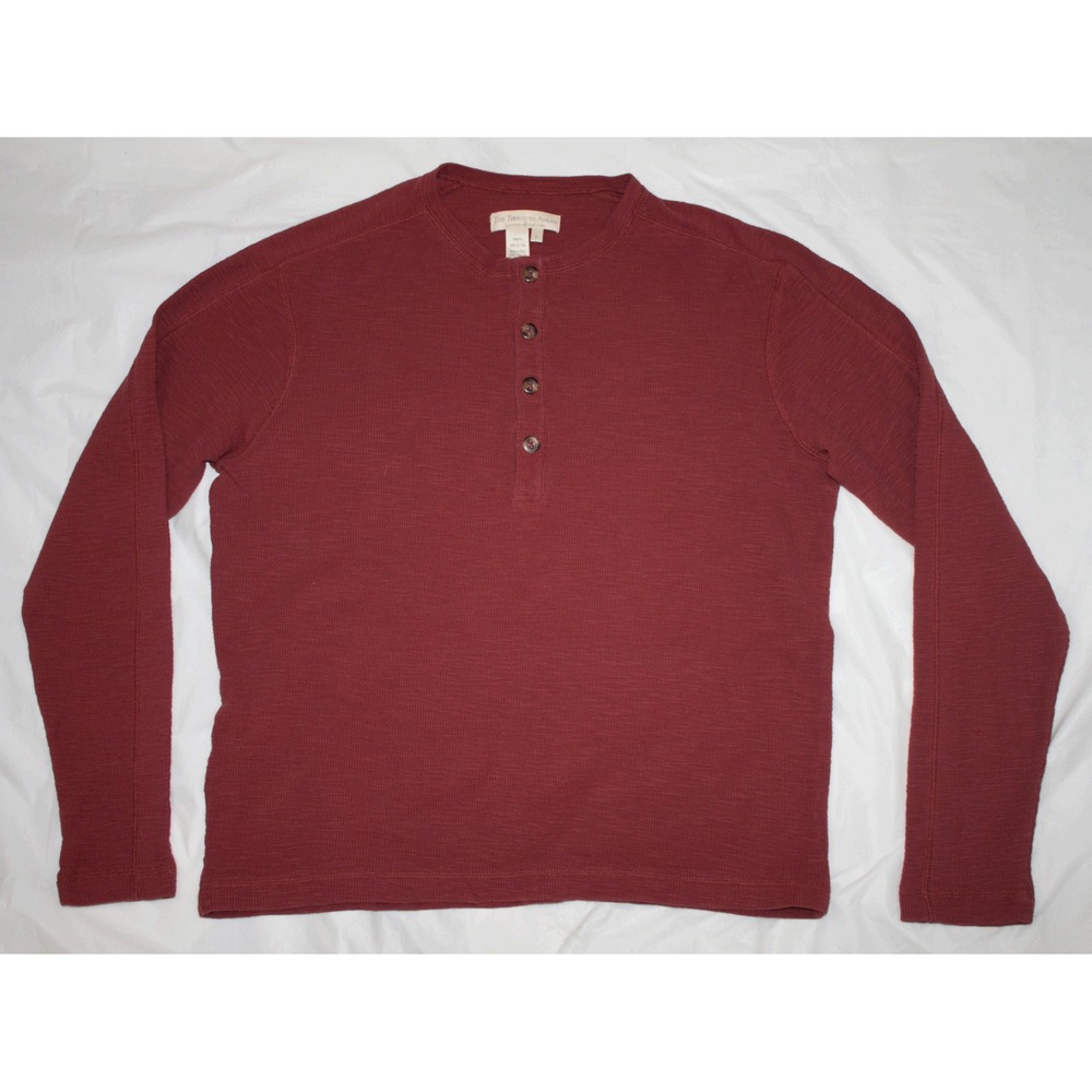 The Territory Ahead‎ Mens  Long Sleeve Henley Pullover Shirt Size Small